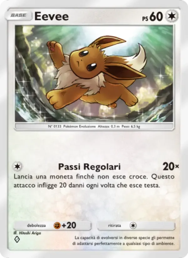 Eevee card in Italian