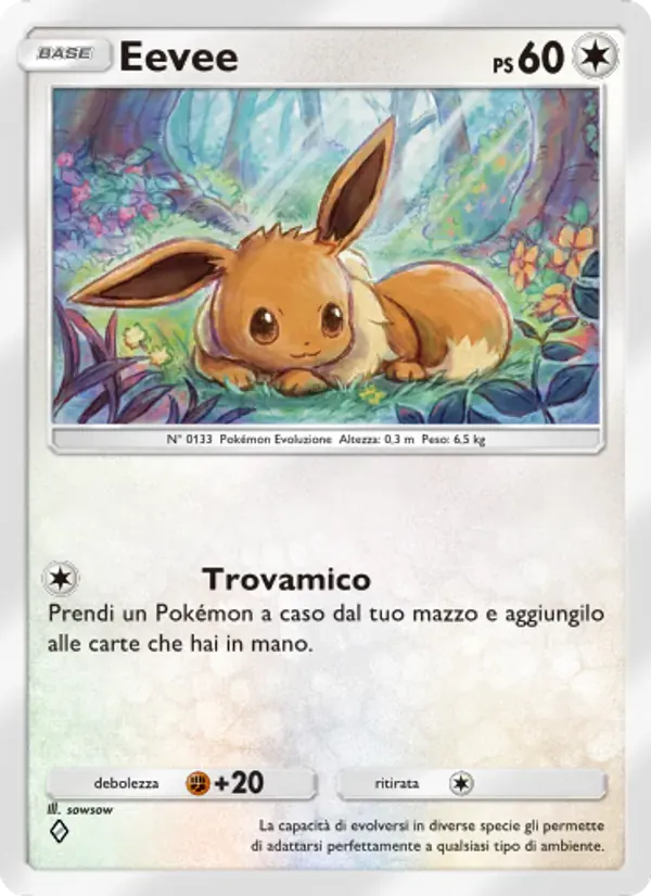 Eevee card in Italian