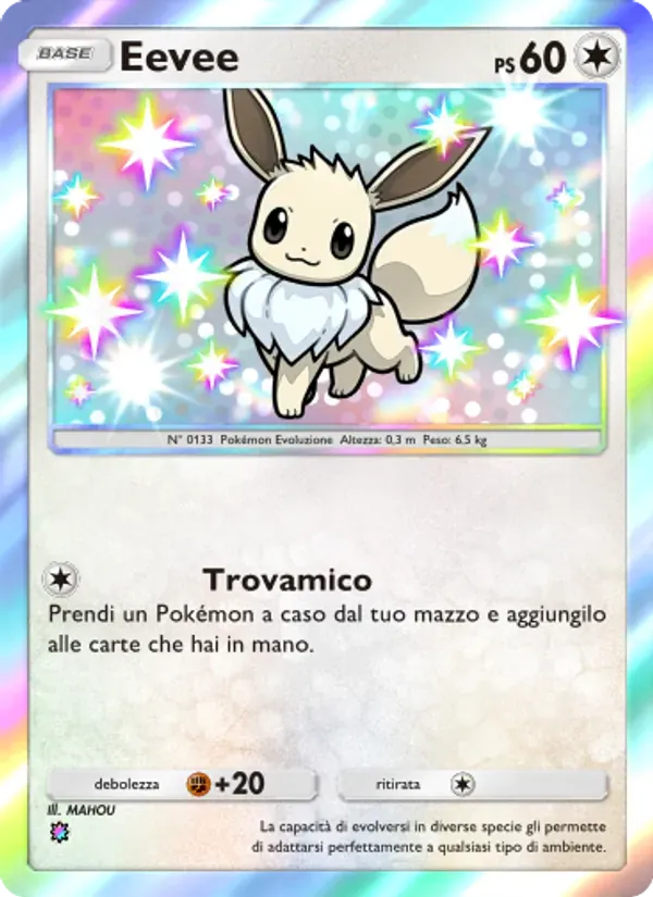 Eevee card in Italian
