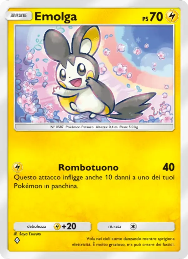 Emolga card in Italian