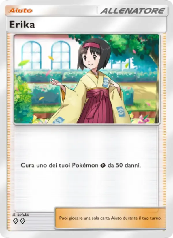 Erika card in Italian