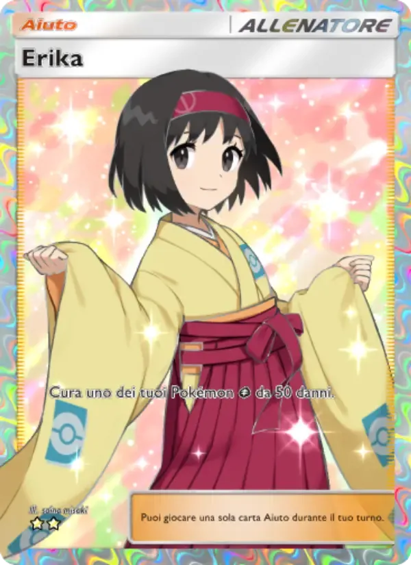 Erika card in Italian