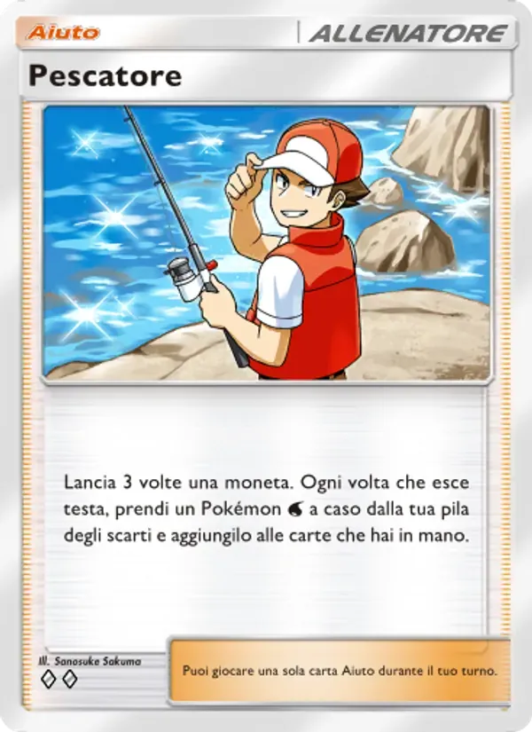 Fisher card in Italian