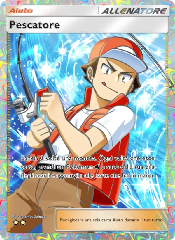 Fisher card in Italian