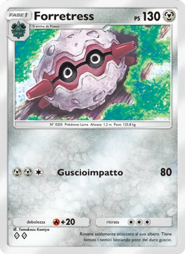 Forretress card in Italian