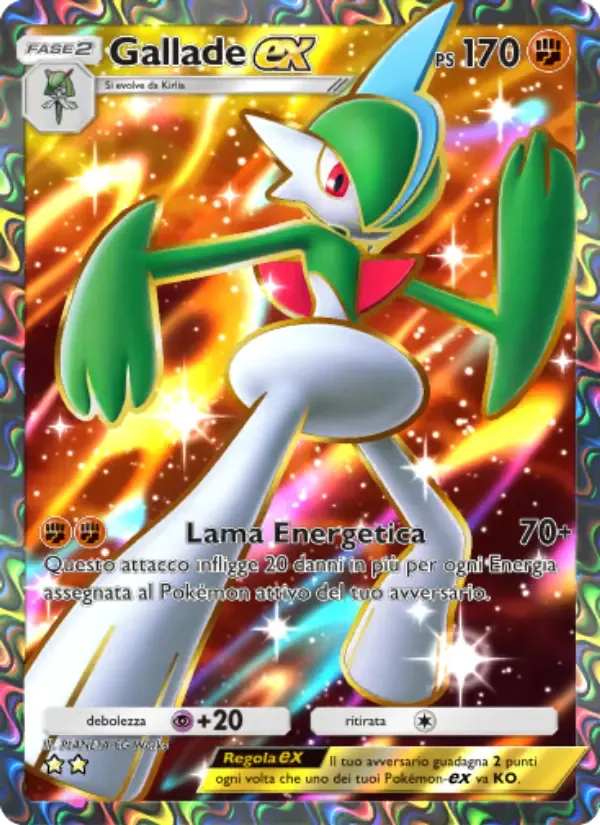 Gallade ex card in Italian