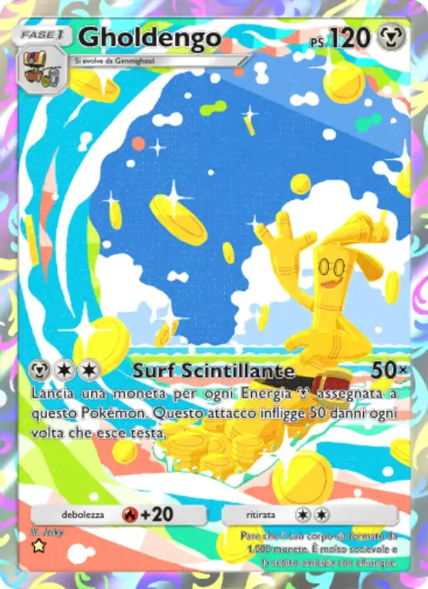 Gholdengo card in Italian