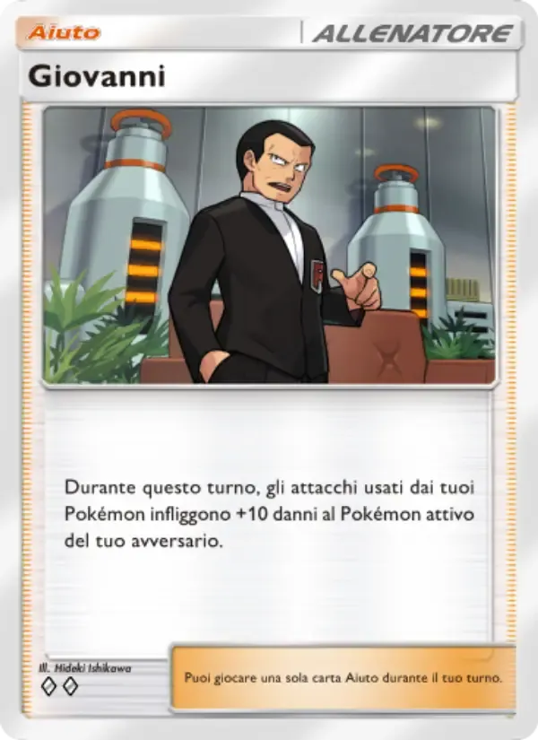Giovanni card in Italian