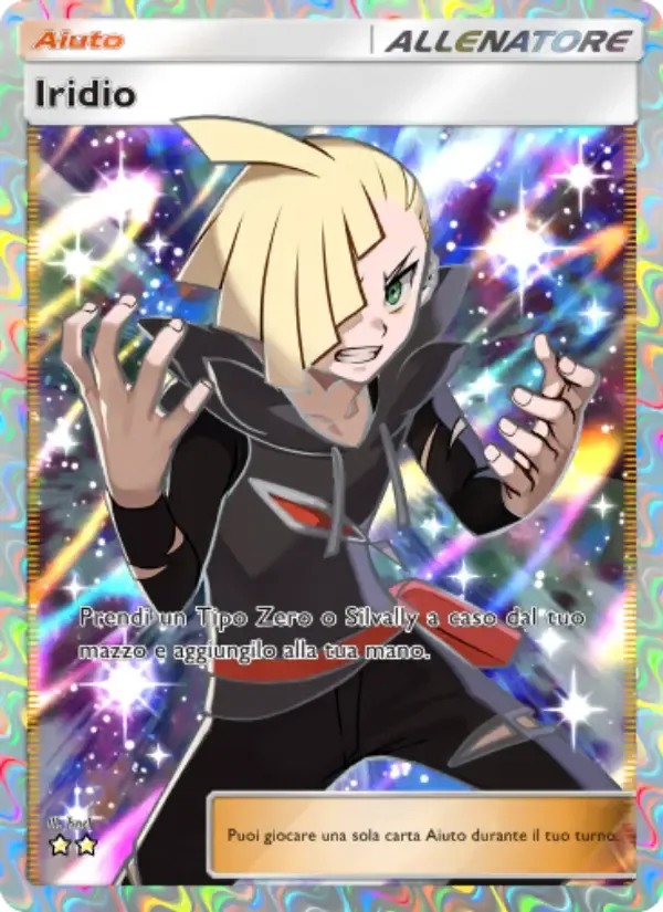 Gladion card in Italian