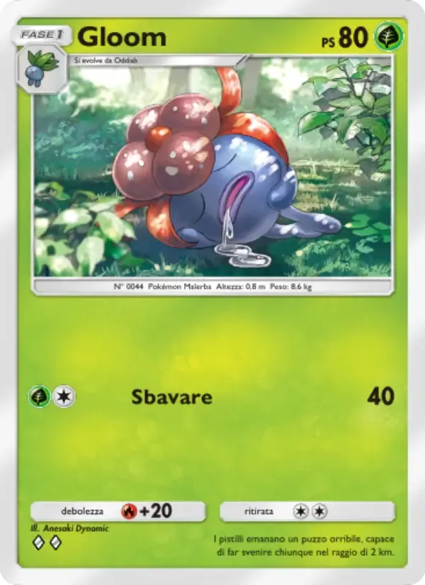 Gloom card in Italian