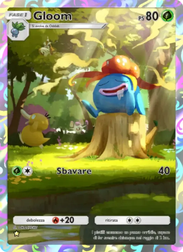 Gloom card in Italian