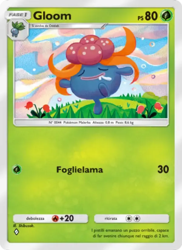 Gloom card in Italian