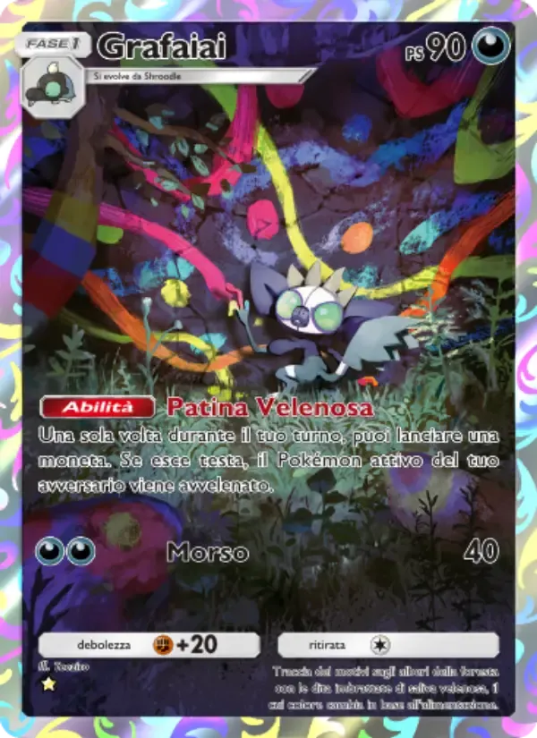 Grafaiai card in Italian