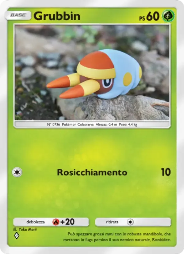 Grubbin card in Italian