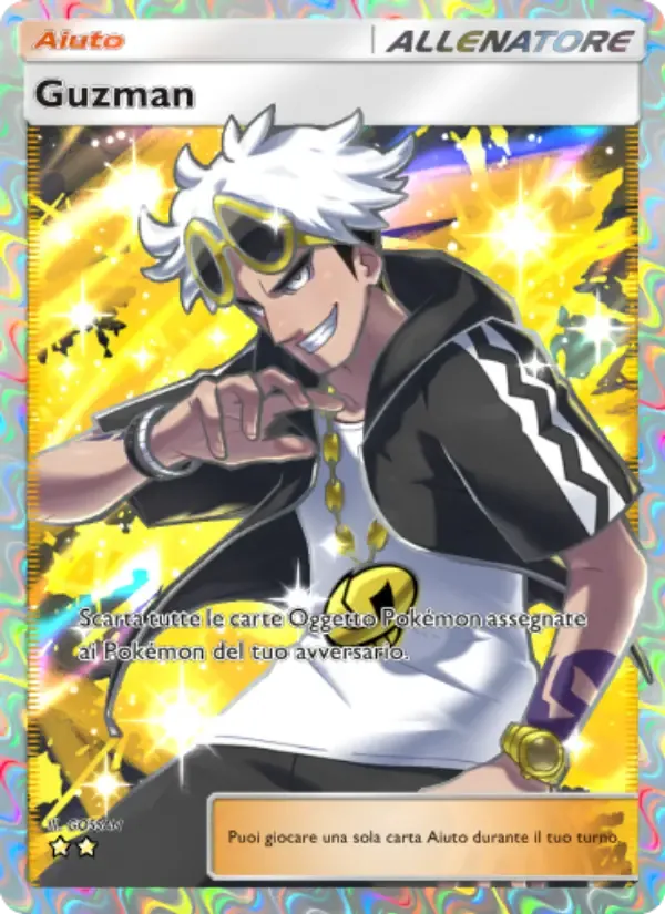 Guzma card in Italian