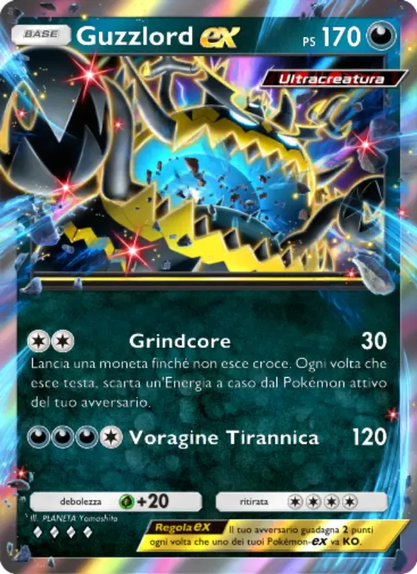 Guzzlord ex card in Italian