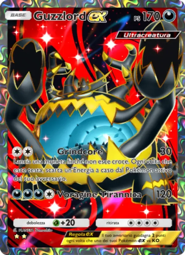 Guzzlord ex card in Italian