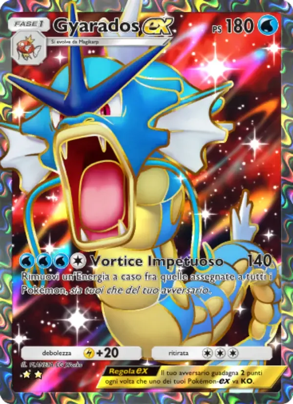 Carta di Gyarados ex in Italiano