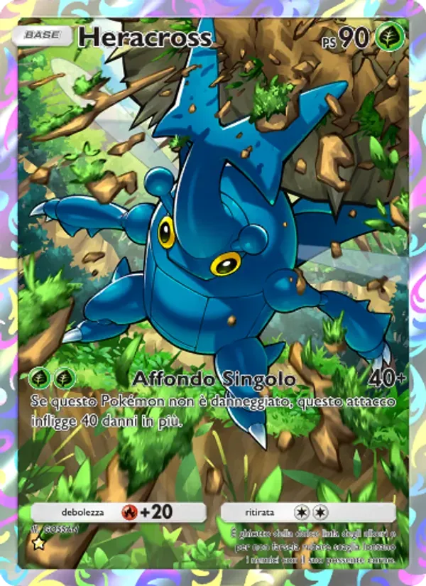 Heracross card in Italian