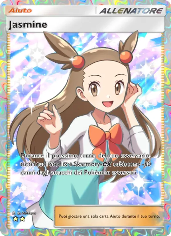 Jasmine card in Italian