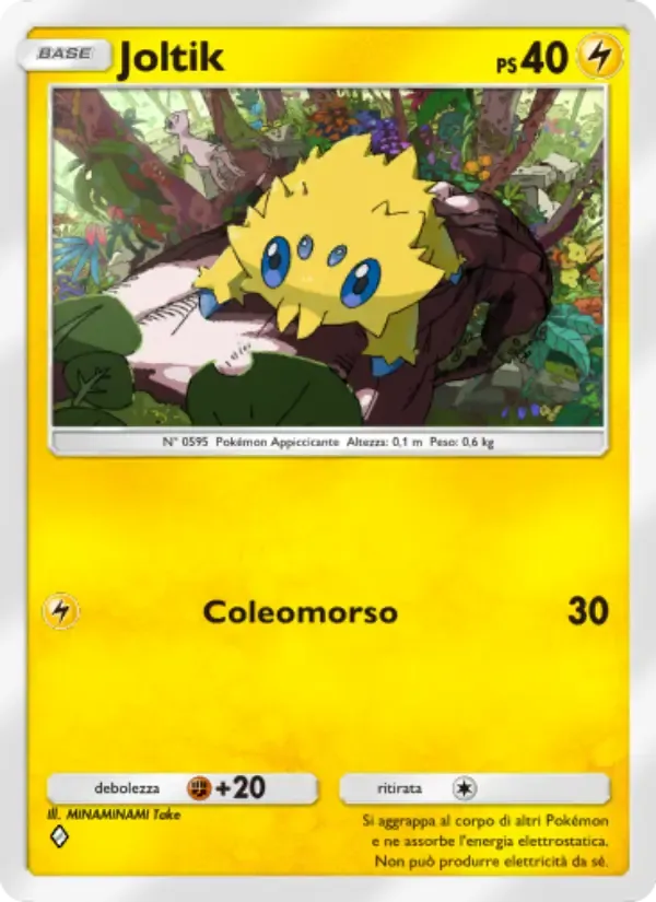 Joltik card in Italian