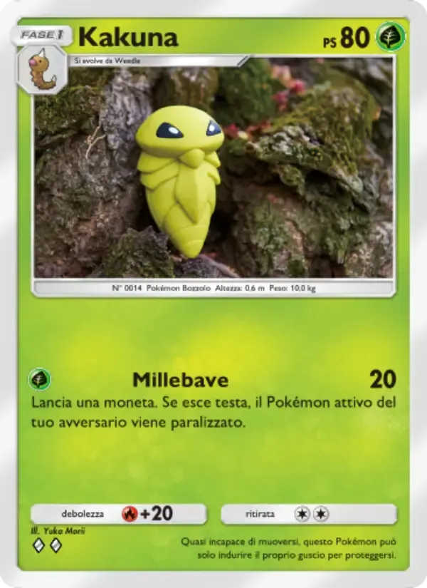 Kakuna card in Italian