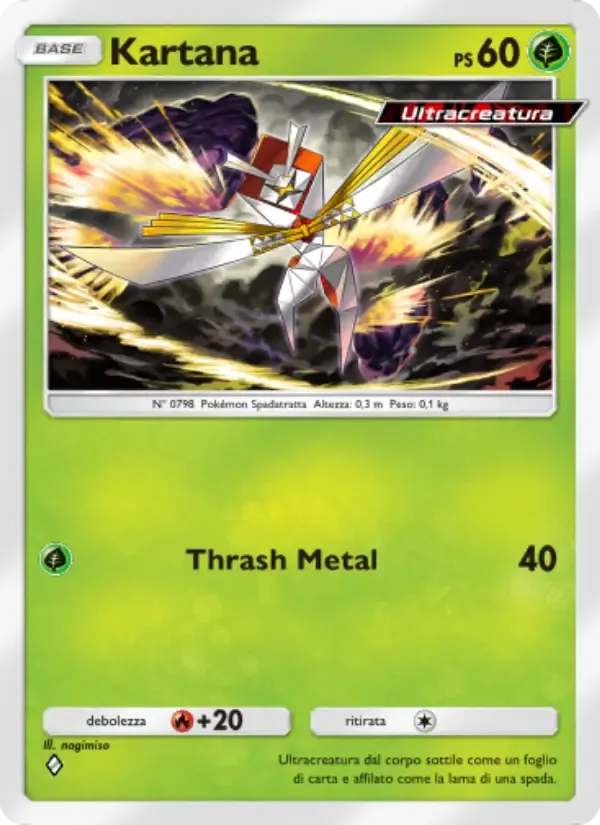 Kartana card in Italian