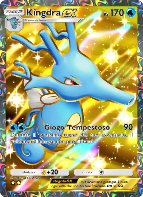 Kingdra ex card in Italian