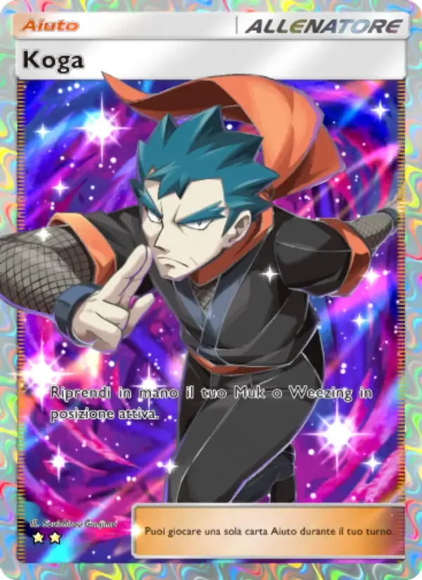 Koga card in Italian