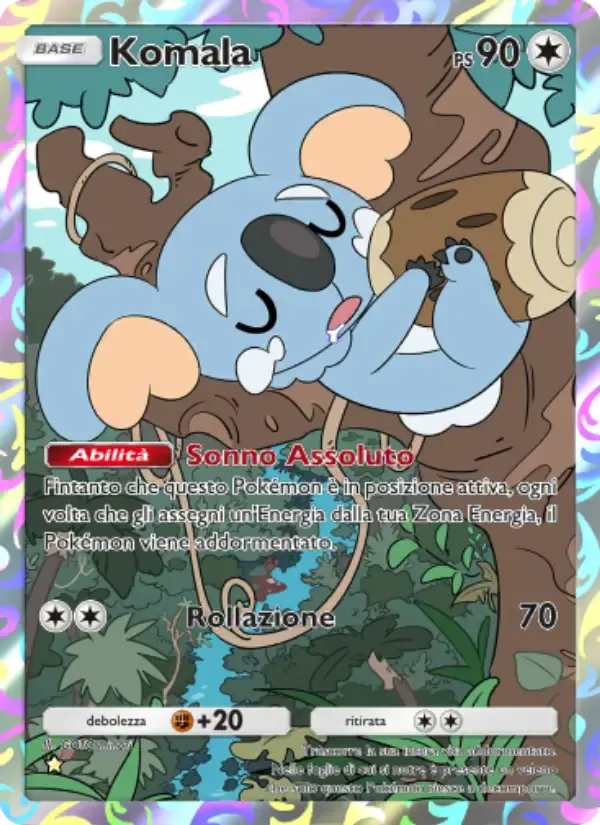 Komala card in Italian