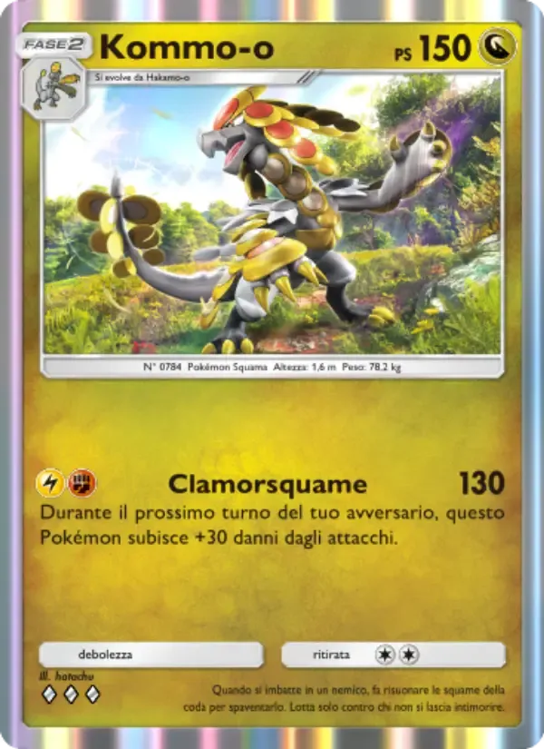 Kommo-o card in Italian