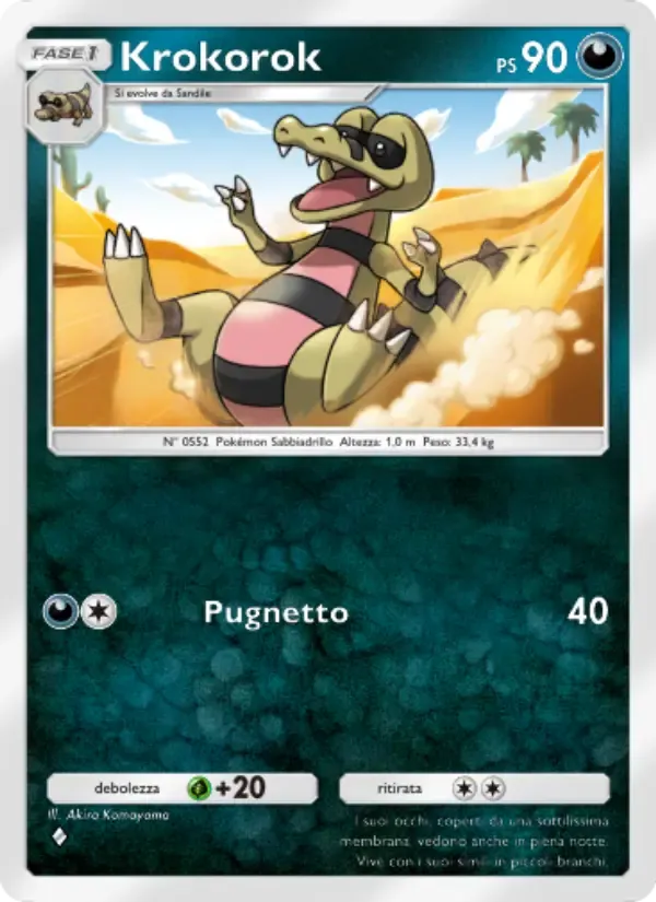 Krokorok card in Italian