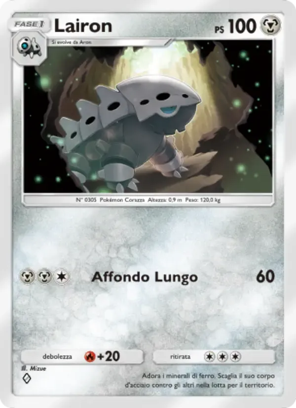 Lairon card in Italian