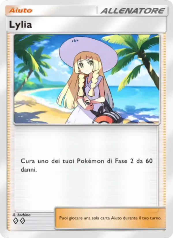 Lillie card in Italian