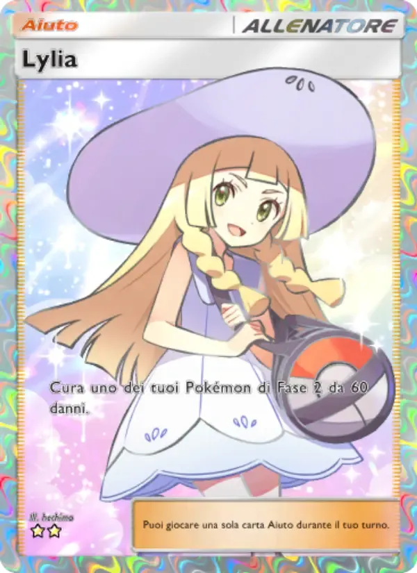 Lillie card in Italian