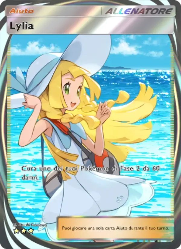 Lillie card in Italian