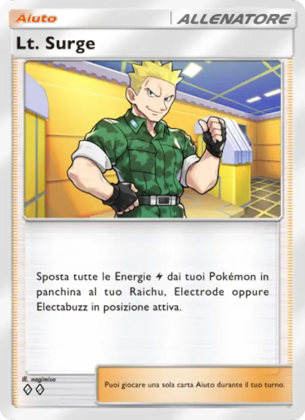 Lt. Surge card in Italian