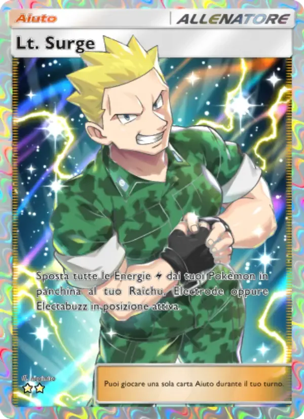Lt. Surge card in Italian