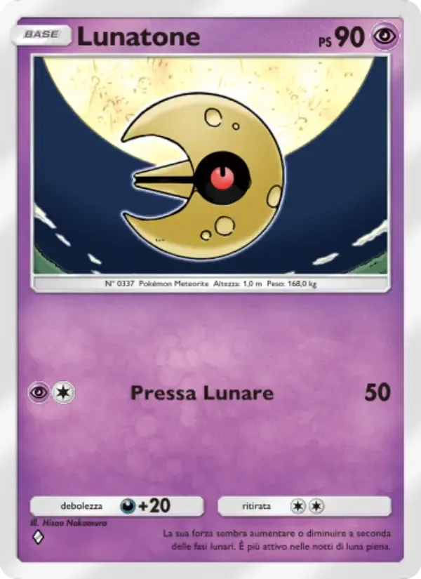 Lunatone card in Italian