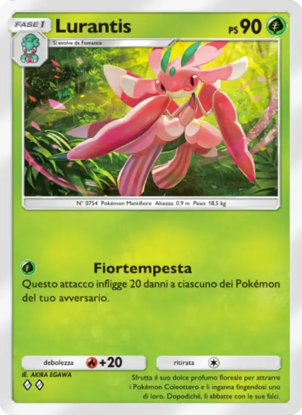 Lurantis card in Italian