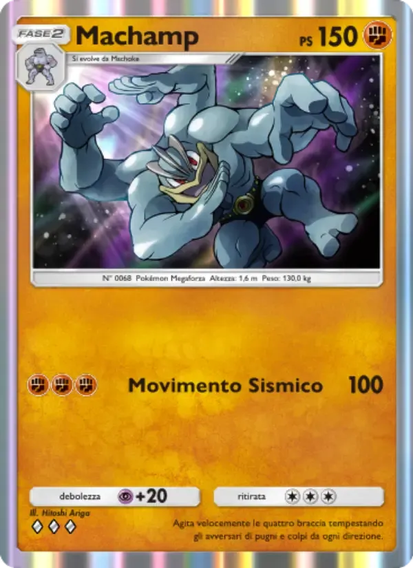 Machamp card in Italian