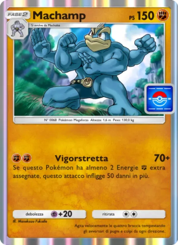Machamp card in Italian