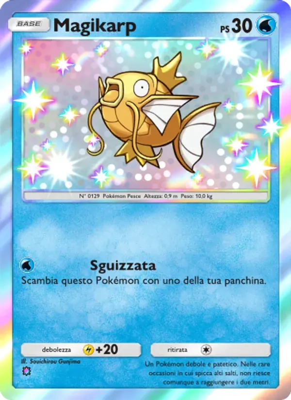 Magikarp card in Italian