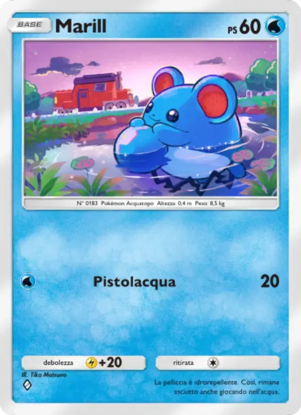 Marill card in Italian