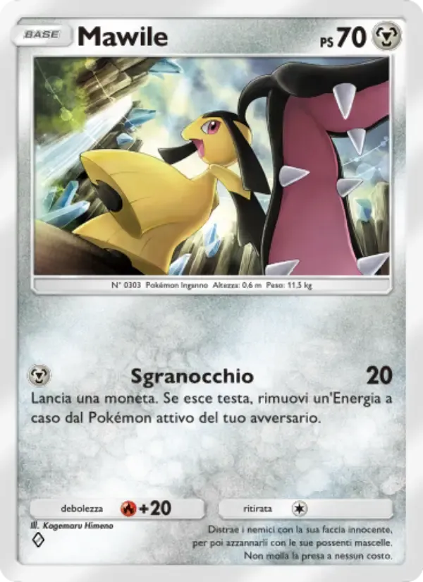 Mawile card in Italian