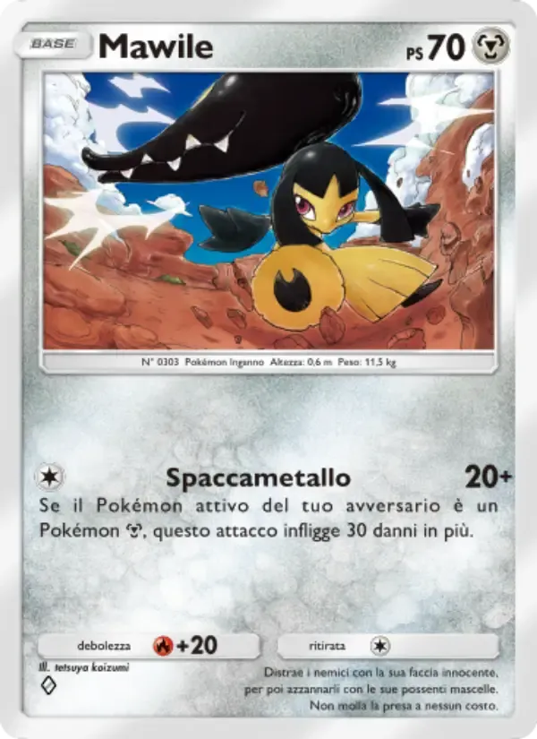 Mawile card in Italian