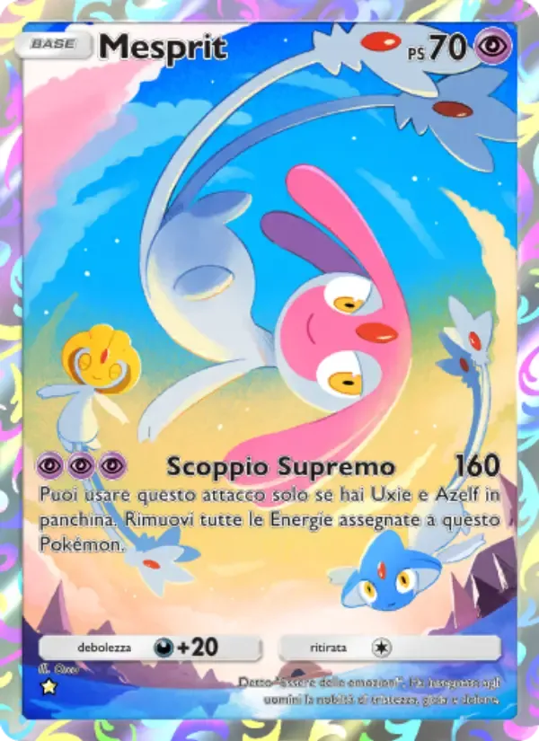Mesprit card in Italian