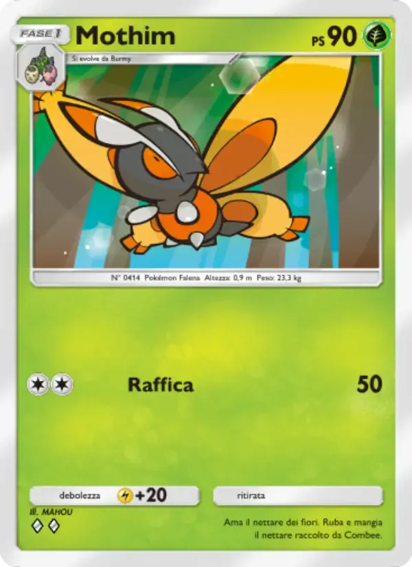Mothim card in Italian