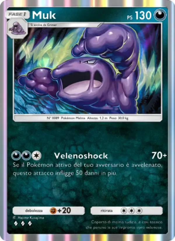 Muk card in Italian