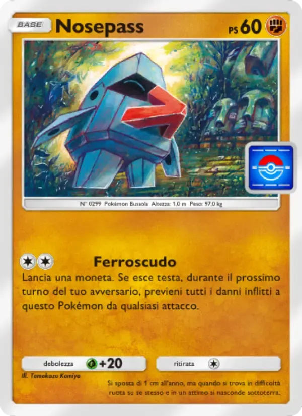 Nosepass card in Italian